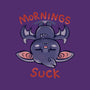 Mornings Suck Bat-unisex crew neck sweatshirt-TechraNova