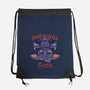 Mornings Suck Bat-none drawstring bag-TechraNova