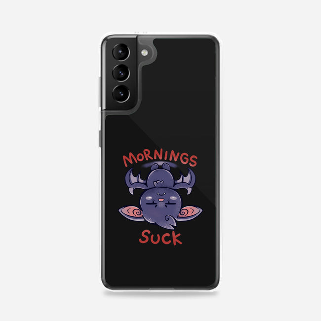 Mornings Suck Bat-samsung snap phone case-TechraNova