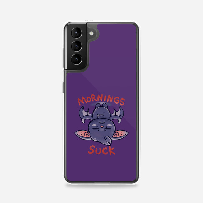 Mornings Suck Bat-samsung snap phone case-TechraNova