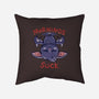 Mornings Suck Bat-none removable cover w insert throw pillow-TechraNova