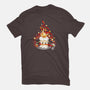 Magic Christmas-womens basic tee-Vallina84