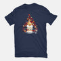 Magic Christmas-womens basic tee-Vallina84