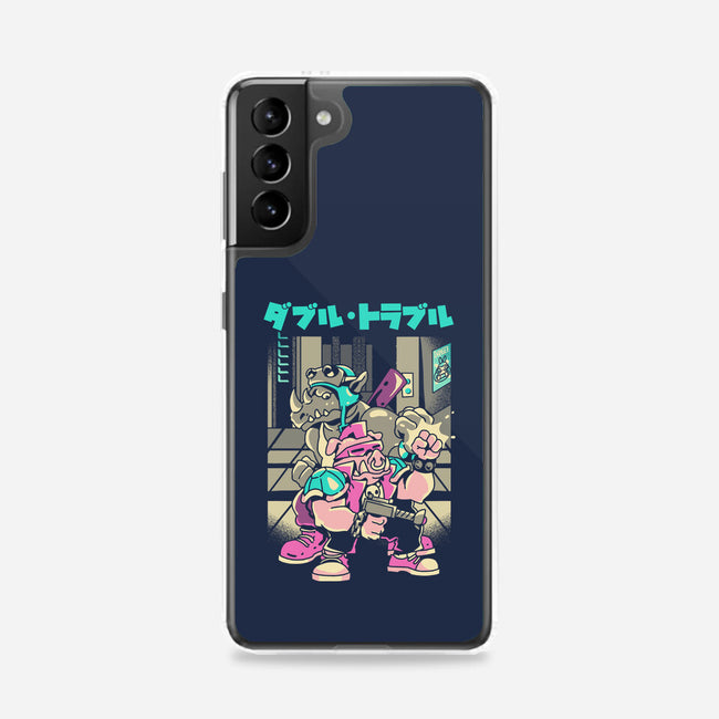 Trouble In Double-samsung snap phone case-Sketchdemao