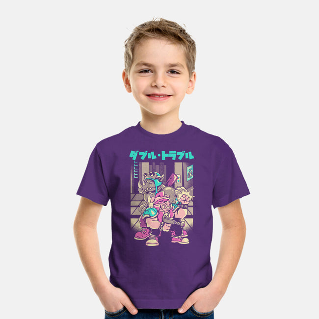 Trouble In Double-youth basic tee-Sketchdemao