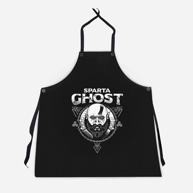 Sparta Ghost-unisex kitchen apron-Logozaste