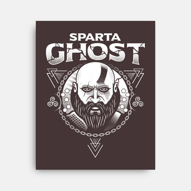 Sparta Ghost-none stretched canvas-Logozaste