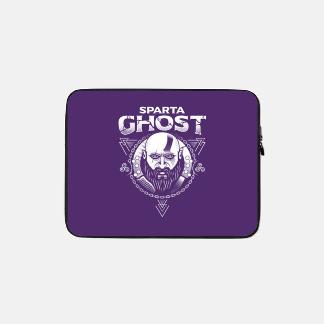 Sparta Ghost-none zippered laptop sleeve-Logozaste