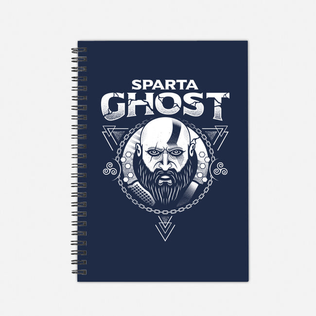 Sparta Ghost-none dot grid notebook-Logozaste