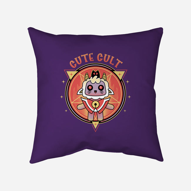 Cutest Cult-none removable cover throw pillow-Logozaste