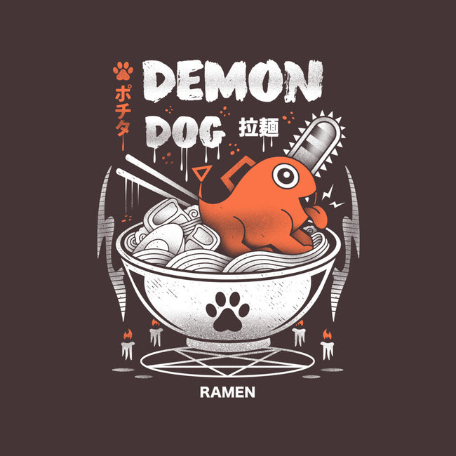 Demon Dog Ramen-none adjustable tote bag-Logozaste