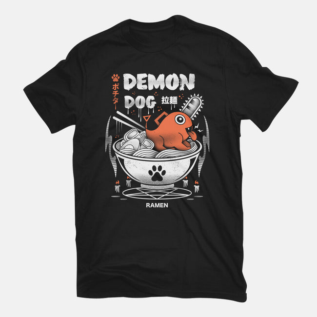 Demon Dog Ramen-womens basic tee-Logozaste
