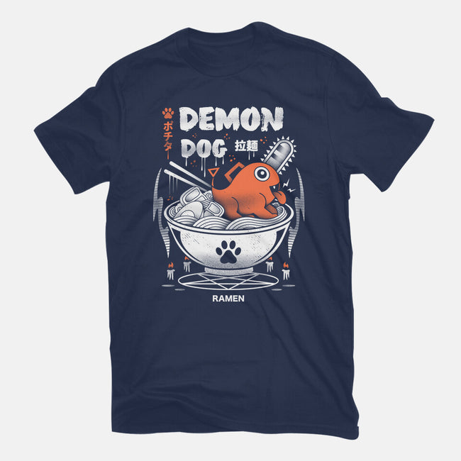Demon Dog Ramen-womens basic tee-Logozaste