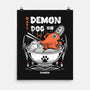 Demon Dog Ramen-none matte poster-Logozaste