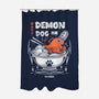 Demon Dog Ramen-none polyester shower curtain-Logozaste