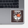 Demon Dog Ramen-none glossy sticker-Logozaste