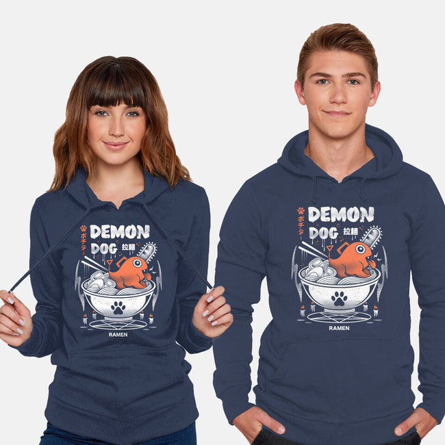 Demon Dog Ramen-unisex pullover sweatshirt-Logozaste