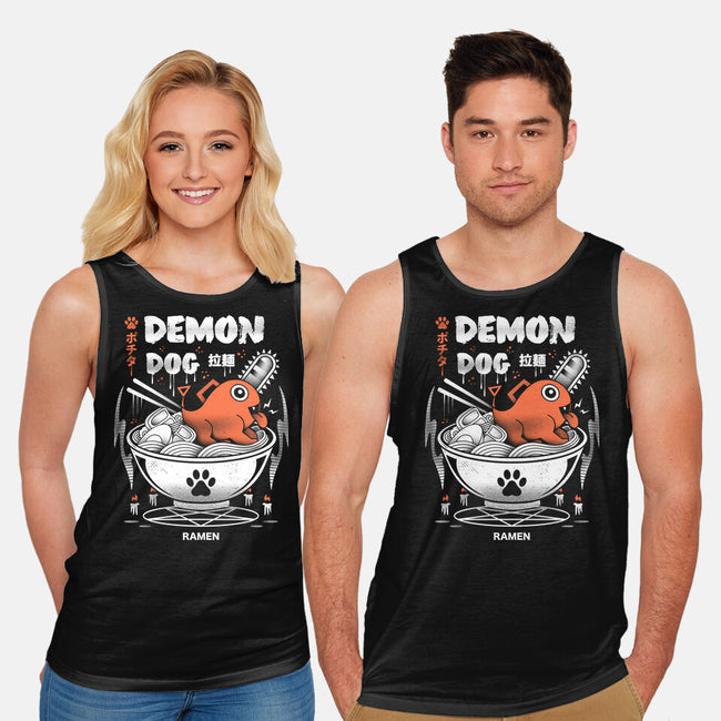 Demon Dog Ramen-unisex basic tank-Logozaste