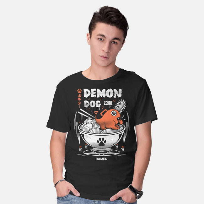 Demon Dog Ramen-mens basic tee-Logozaste