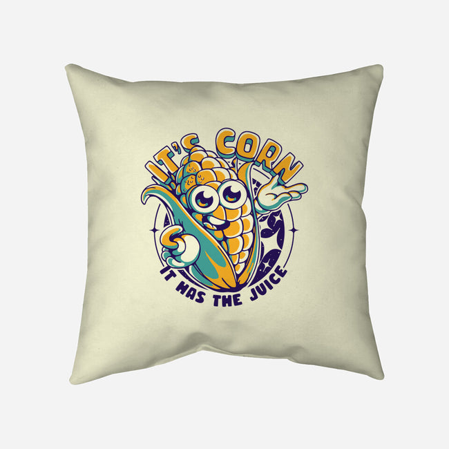 It's Corn-none removable cover throw pillow-estudiofitas
