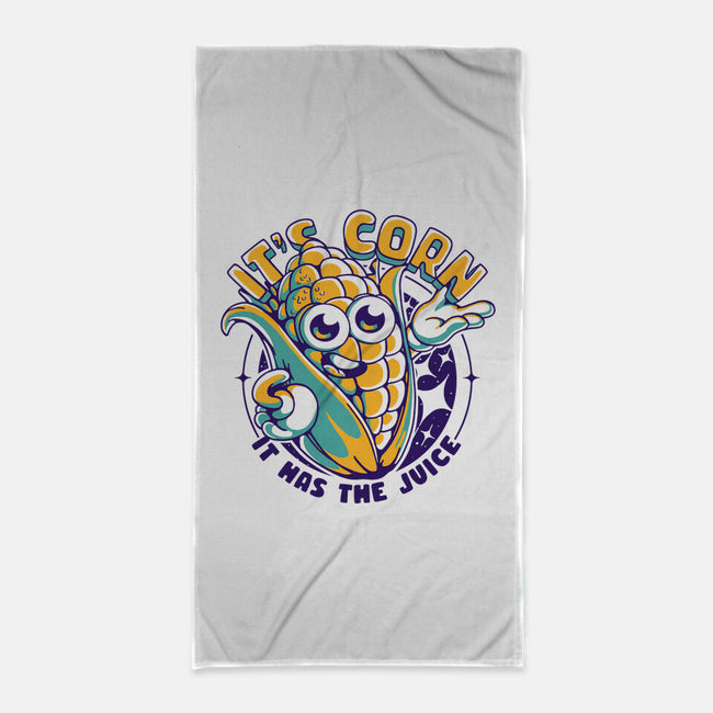 It's Corn-none beach towel-estudiofitas