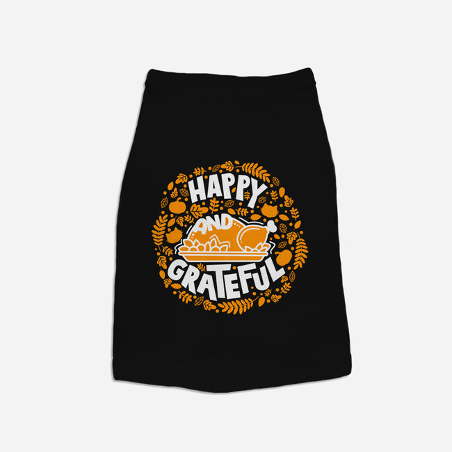 Happy And Grateful-cat basic pet tank-bloomgrace28