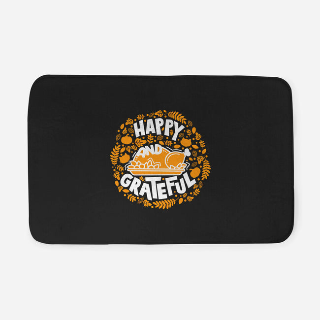 Happy And Grateful-none memory foam bath mat-bloomgrace28