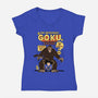 The Strongest Boy-womens v-neck tee-Rudy