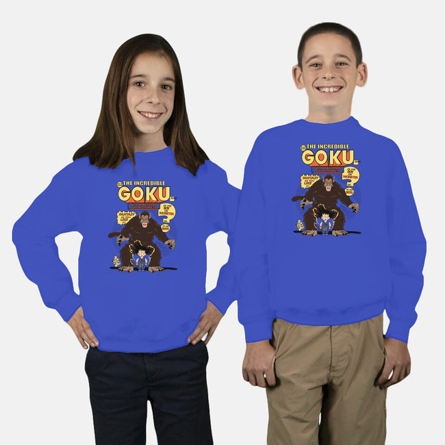 The Strongest Boy-youth crew neck sweatshirt-Rudy