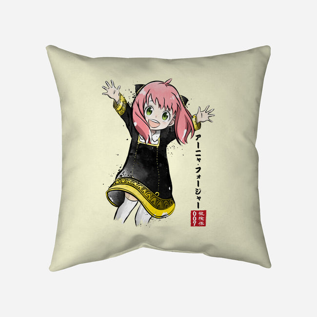 Anya Watercolor-none removable cover w insert throw pillow-DrMonekers
