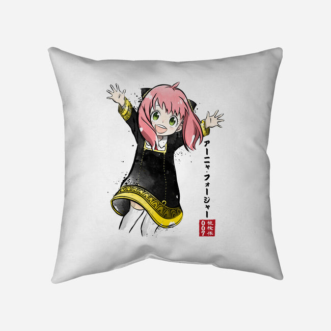 Anya Watercolor-none removable cover w insert throw pillow-DrMonekers