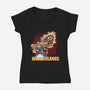 Wonderlands-womens v-neck tee-zascanauta