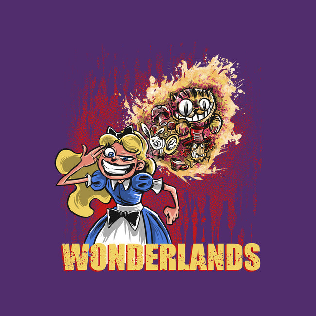 Wonderlands-none removable cover w insert throw pillow-zascanauta