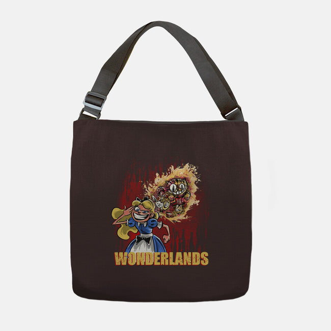 Wonderlands-none adjustable tote bag-zascanauta