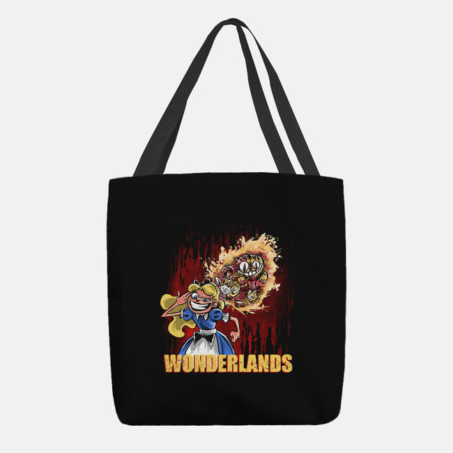 Wonderlands-none basic tote bag-zascanauta