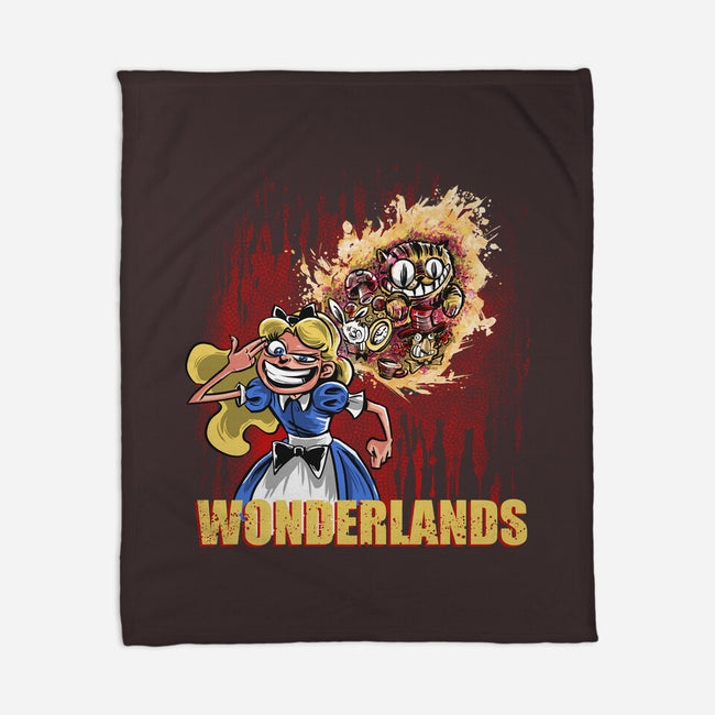 Wonderlands-none fleece blanket-zascanauta