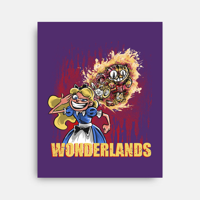 Wonderlands-none stretched canvas-zascanauta