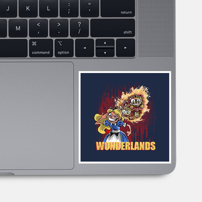 Wonderlands-none glossy sticker-zascanauta