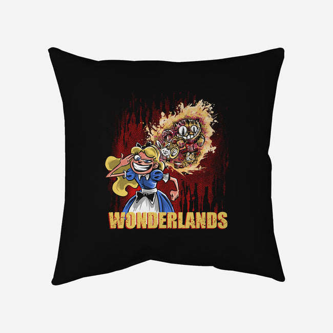 Wonderlands-none removable cover w insert throw pillow-zascanauta