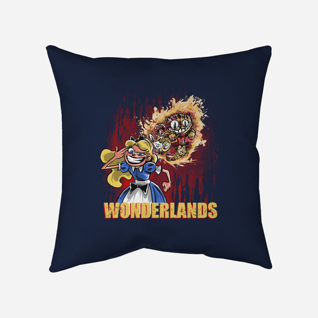 Wonderlands-none removable cover w insert throw pillow-zascanauta