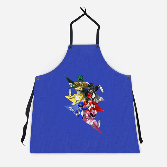 Rangers Pose-unisex kitchen apron-nickzzarto