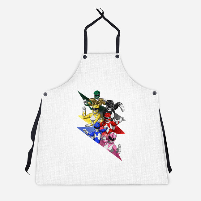 Rangers Pose-unisex kitchen apron-nickzzarto