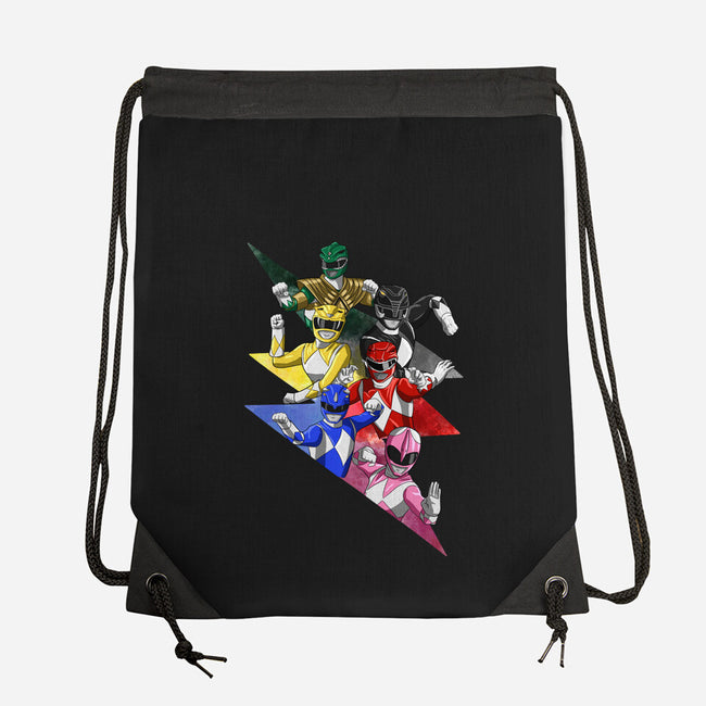 Rangers Pose-none drawstring bag-nickzzarto