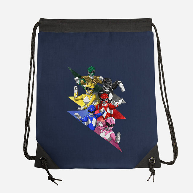 Rangers Pose-none drawstring bag-nickzzarto