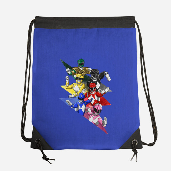 Rangers Pose-none drawstring bag-nickzzarto