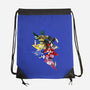 Rangers Pose-none drawstring bag-nickzzarto