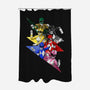 Rangers Pose-none polyester shower curtain-nickzzarto