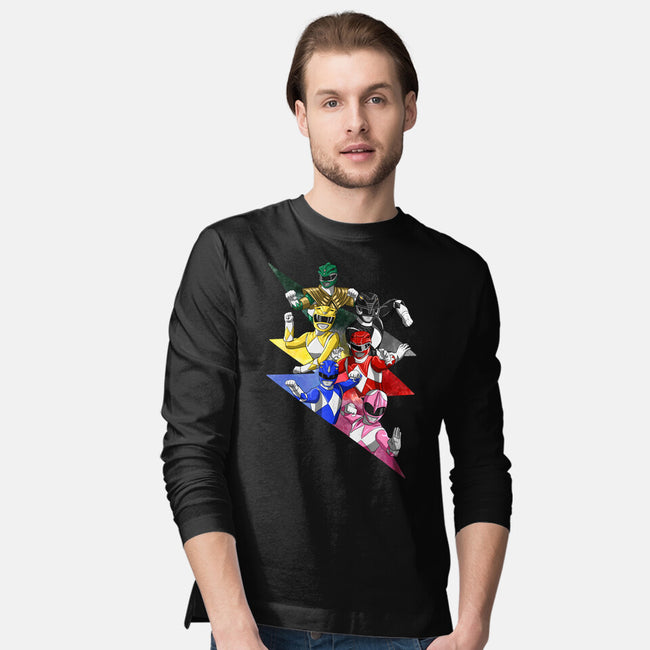 Rangers Pose-mens long sleeved tee-nickzzarto