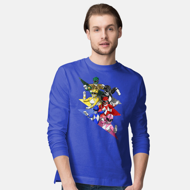 Rangers Pose-mens long sleeved tee-nickzzarto
