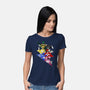 Rangers Pose-womens basic tee-nickzzarto